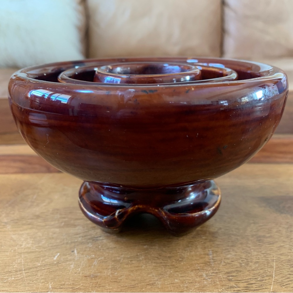 Vintage Pinco Brown Telephone Insulator